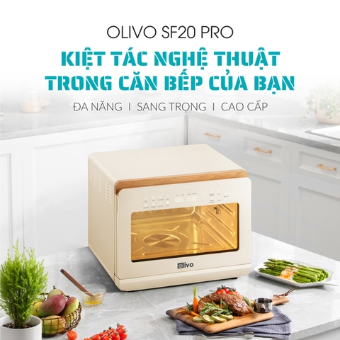 Nồi Chiên Hấp Đa Năng OLIVO SF20 PRO