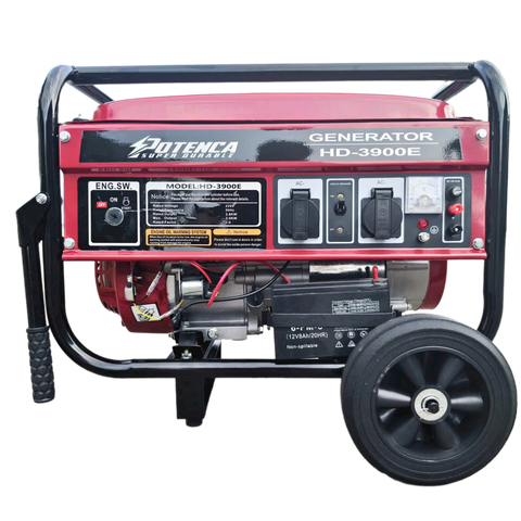 Máy Phát Điện Chạy Xăng 3Kw Potenca HD-3900E Đề điện