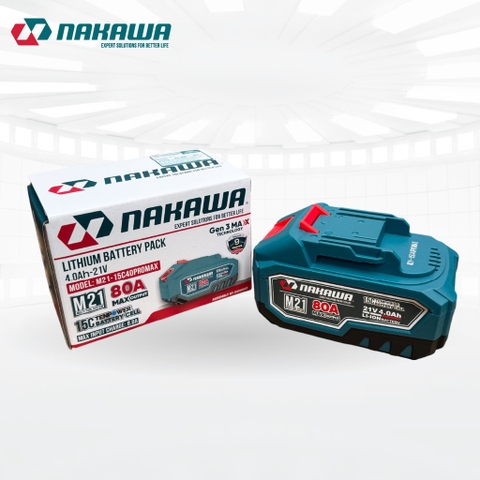 Pin 21V 4.0Ah NAKAWA M21-15C40PROMAX