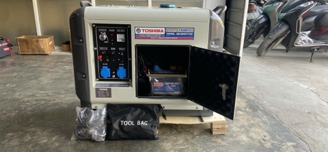 Máy Phát Điện Chạy Dầu 5Kw Toshima T68ES Siêu Cách Âm