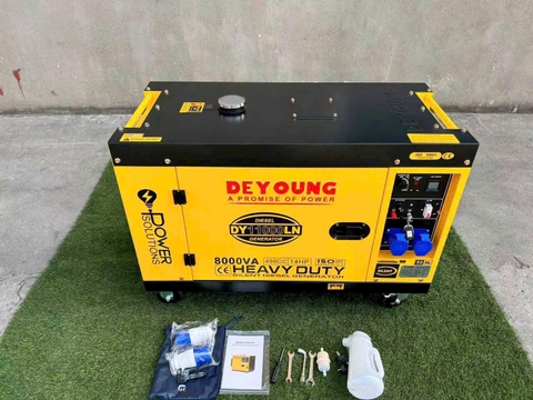 Máy Phát Điện Chạy Dầu Chống Ồn DEYOUNG DY11000LN 8KVA 220V