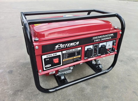 Máy Phát Điện Chạy Xăng 3Kw Potenca HD-3900A