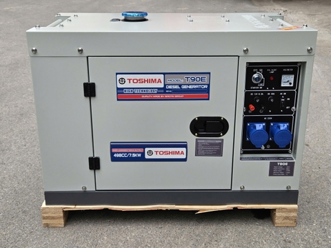 Máy Phát Điện Chạy Dầu 7Kw Toshima T90E