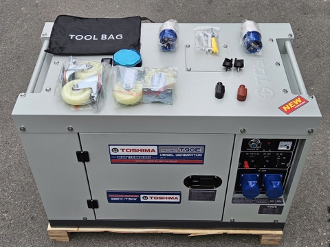 Máy Phát Điện Chạy Dầu 7Kw Toshima T90E