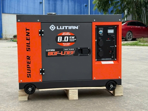 Máy Phát Điện Chạy Dầu 8Kw Lutian 8GF-LDEF 220V