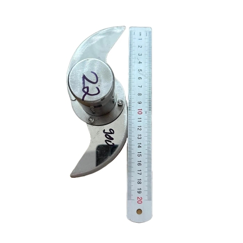 LƯỠI DAO XAY THỊT 2 CÁNH INOX 304 DÀNH CHO NỒI 22CM ĐÁY BẰNG THÁO RỜI CHIỀU DÀI LƯỠI 19CM LỖ TRỤC NGANG 1.2CM VÀ CHÉO 1.7CM