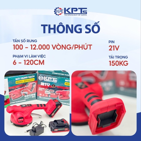MÁY RUNG GẠCH ỐP LÁT KPTs KPT-RG21V