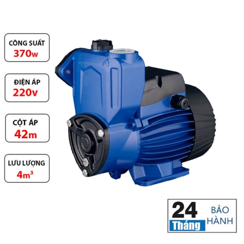 MÁY BƠM CHÂN KHÔNG HAPPY HCK370W HÚT XẢ 34/34 LƯU LƯỢNG 2.2M3/H MAX 35M CÁNH ĐỒNG CỐT INOX ĐẨY CAO HÚT SÂU SIÊU KHỎE CHẤT LƯỢNG CAO ỔN ĐỊNH BỀN BỈ
