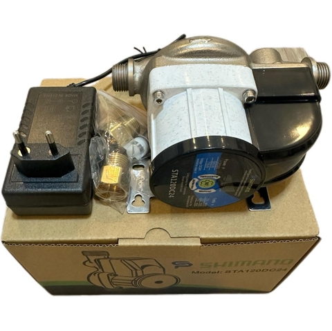 MÁY BƠM TĂNG ÁP MINI SHIMANO STA12DC24 CHUYỂN TỪ 220V SANG 24V 3 CẤP ĐỘ TĂNG TỐC 78W 96W VÀ 120W AN TOÀN CHỐNG RÒ ĐIỆN CHỐNG GIẬT