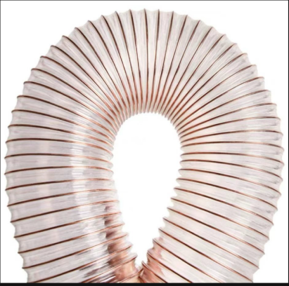 ỐNG HÚT BỤI PU LÕI THÉP MẠ ĐỒNG PHI 25 ĐẾN PHI 150