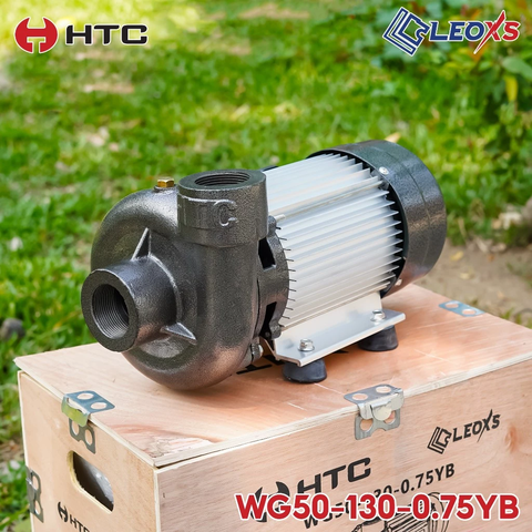 Máy Bơm Ly Tâm 750W HTC WG50-130 – Hút Xả 49/49 – Lưu Lượng 367L/MIN – Thân Nhôm – Có Rơ Le Nhiệt
