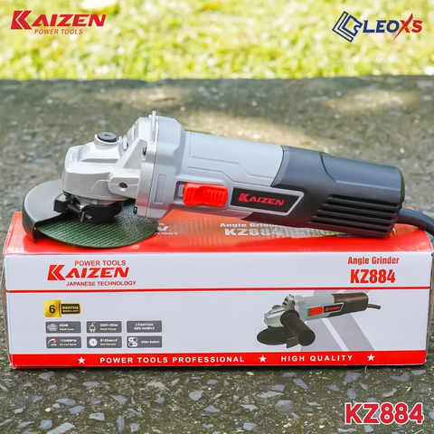 Máy Mài Góc Kaizen KZ884 850W 100mm Công Tắc Cạnh 11000 Vòng/Phút