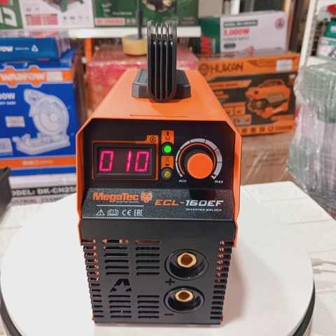 MÁY HÀN QUE MEGATEC ARC-160 INVERTER 6.6KVA 220V/160A MMA