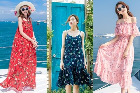 Đầm maxi – Lựa chọn hoàn hảo cho mùa du lịch