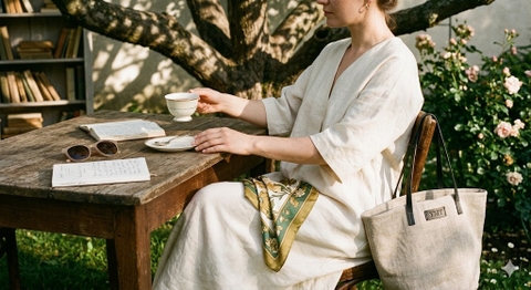 3 Bước Phối Đồ Linen Đi Tiệc Trà