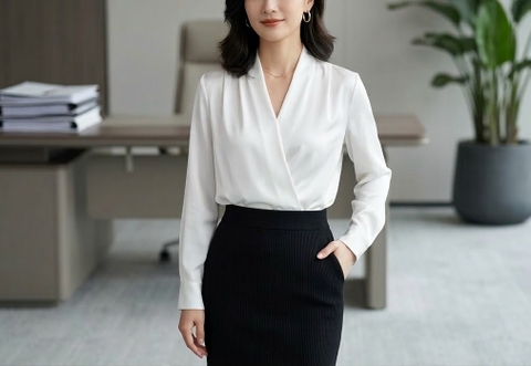 Cách Chọn Cổ Áo Chữ V Để Gương Mặt Thanh Thoát Hơn.