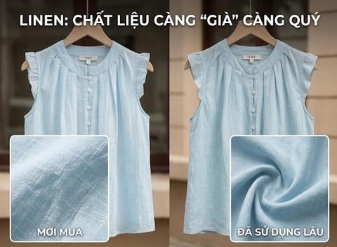 Tại Sao Đồ Linen Càng Mặc Lâu Càng Mềm Mại Và Giá Trị?