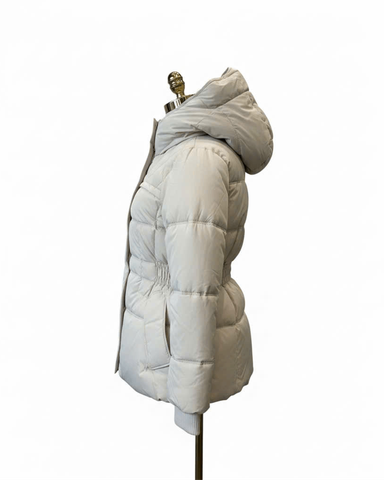 Áo Khoác Phao Bo Chun Eo, Có Mũ Chất Liệu Bông Nhập Khẩu Phong Cách Thanh Lịch (ER4TD800)