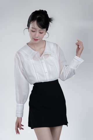 Maris Skirt- Chân Váy A Ngắn YMY, Chất Liệu Linen Phong Cách Thanh Lịch, Nữ Tính (Y06SKS07)