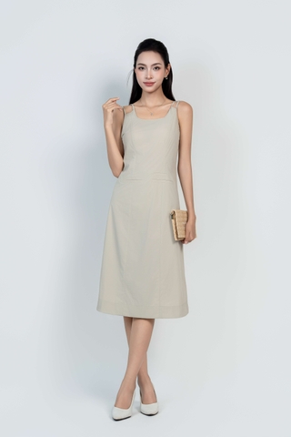 ALINA DRESS- Váy Liền 2 Dây YMY Chất Liệu Spandex Nhập Khẩu Phong Cách Hiện Đại ( Y05OPS08)