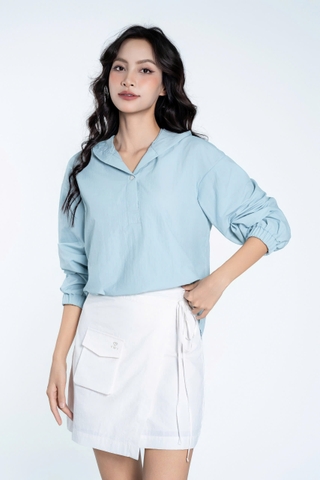 Chân Váy Thu Đông Ngắn Chất Liệu Nylon Nhập Khẩu Phong Cách Cá Tính ( Y25FWSK02)