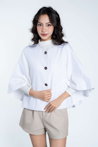 SILVA SHIRT - Áo Dáng Suông, Cổ Tròn YMY Chất Liệu Đũi Phong Cách Thanh Lịch, Basic ( SRCJK01)