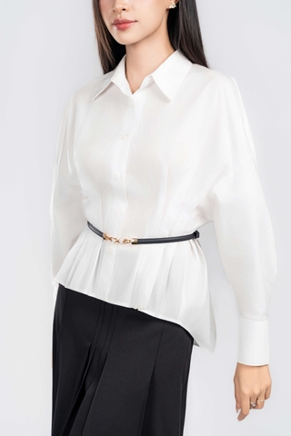 AURORA SHIRT - Áo Sơ Mi Rập Ly Cách Điệu Chất Liệu Cotton 100% Phong Cách Hiện Đại, Thanh Lịch (Y26BL04)