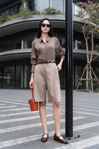 ALICE SHIRT - Áo Sơ Mi Dáng Suông Chất Liệu Nhập Khẩu Vải Mềm, Mỏng Phong Cách Thanh Lịch (Y26BL03)