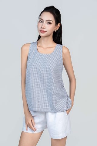 SOPHIA TOP - Áo Kẻ Gile Chất Liệu Cotton Nhập Khẩu Phong Cách Thoải Mái, Năng Động (Y05BLS08)