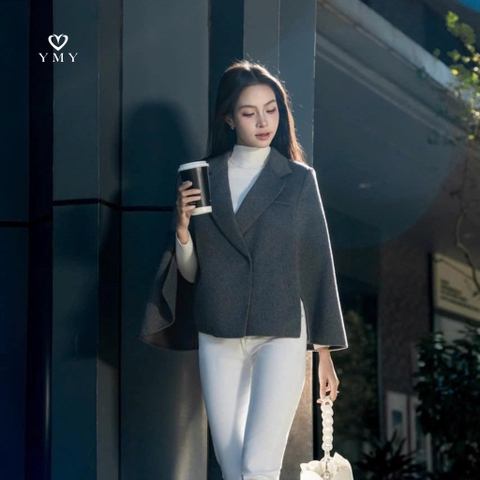 Áo Khoác Dạ Blazer YMY Chất Liệu Dạ Nhập Khẩu Phong Cách Thanh Lịch (SRCCT02)