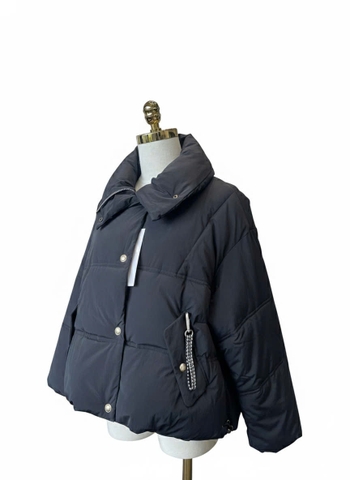 Áo Khoác Phao Dáng Ngắn Chất Liệu Bông Nhập Khẩu Phong Cách Cá tính (71234-17800)