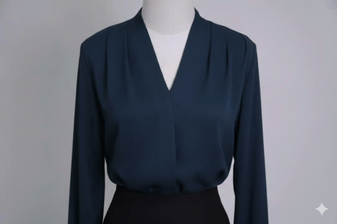 ELIZA TOP - Áo Sơ Mi Lụa Chất Liệu Nhập Khẩu Phong Cách Công Sở, Thanh Lịch (Y05BLS10)