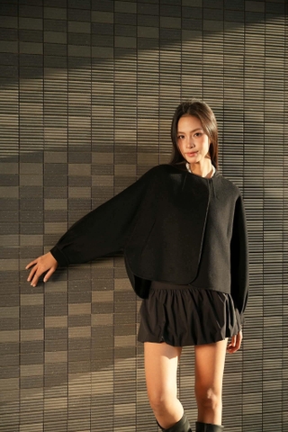 Áo Khoác Dạ Khâu Tay YMY Dáng Ngắn Chất Liệu Dạ Nhập Khẩu Phong Cách Thanh Lịch ( SRCCT01)