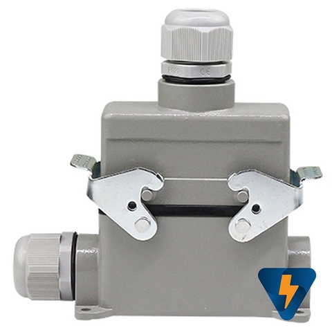 Đầu nối dây điện di động 10 16 24 32 48 chân vỏ bọc kim loại