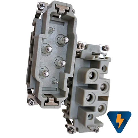 Giắc cắm (jack cắm) phích cắm công nghiệp HDC-HK4/2-006/M HDC-HK4/0-004-F