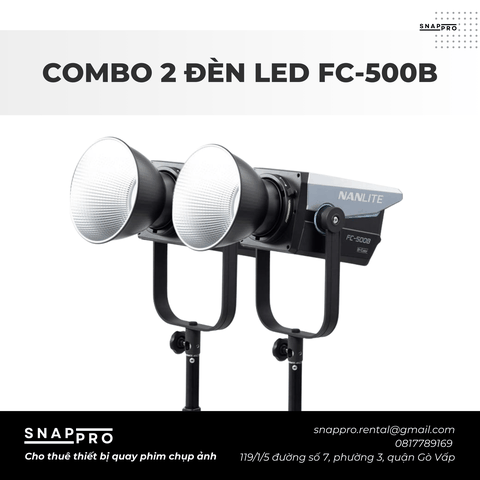 COMBO 2 ĐÈN LED NANLITE FC-500B