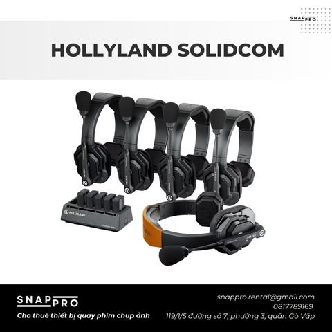 TAI NGHE INTERCOM HOLLYLAND SOLIDCOM SE 5S (BỘ 8)