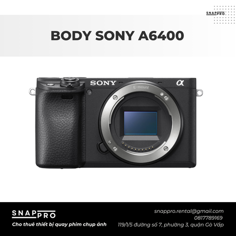 MÁY ẢNH SONY A6400