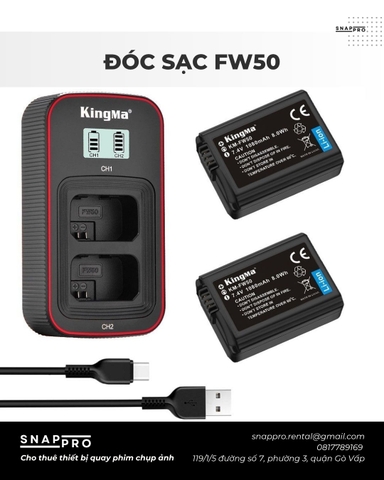 Đốc sạc 2 pin FW-50