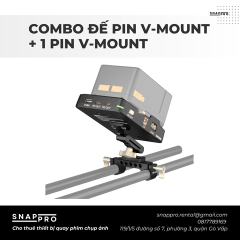 Combo Đế Pin V-mout + 1 Pin