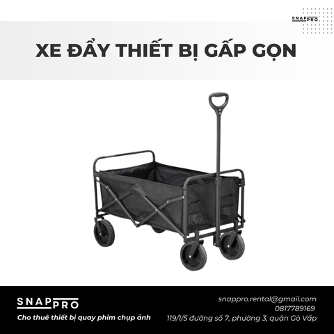 Xe đẩy thiết bị gấp gọn