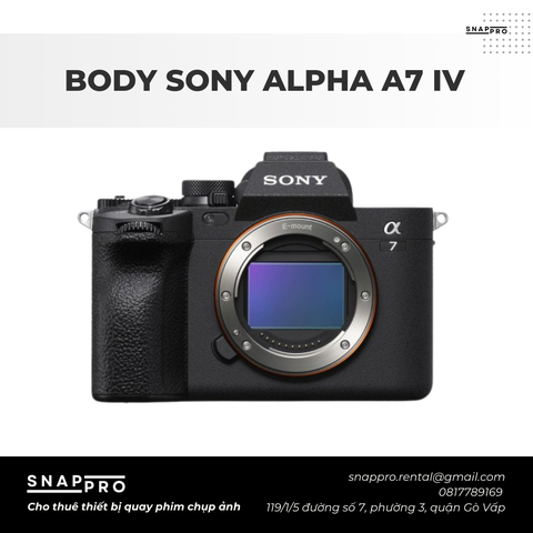 MÁY ẢNH SONY A7 IV