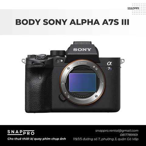 MÁY ẢNH SONY A7S III