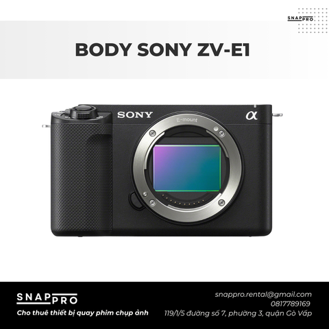 MÁY ẢNH SONY ZV-E1