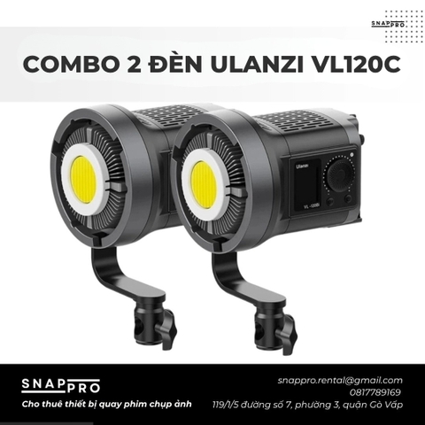 COMBO 2 ĐÈN ULANZI VL120C