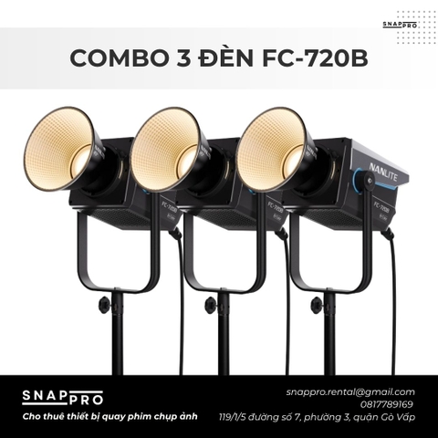 Combo 3 Đèn NANLITE FC-720B