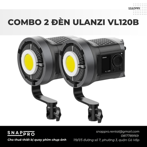COMBO 2 ĐÈN ULANZI VL120B
