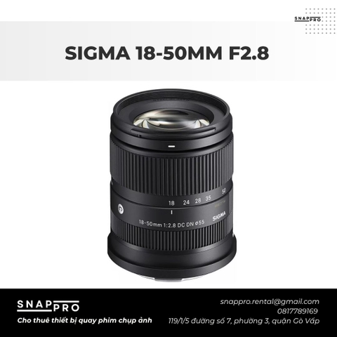 LENS SIGMA 18-50MM F2.8