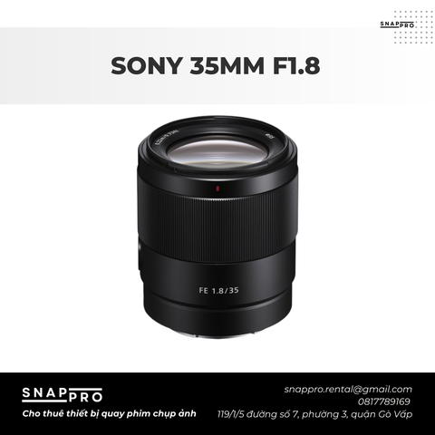 Lens Sony 35mm F1.8