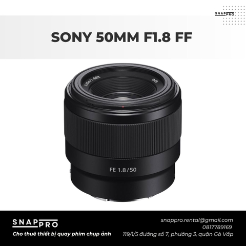Lens Sony 50mm F1.8